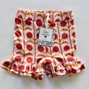 Kate Quinn Ruffle Bloomer Shorts | Floral Print, Tiered Ruffle | 3T | NWT